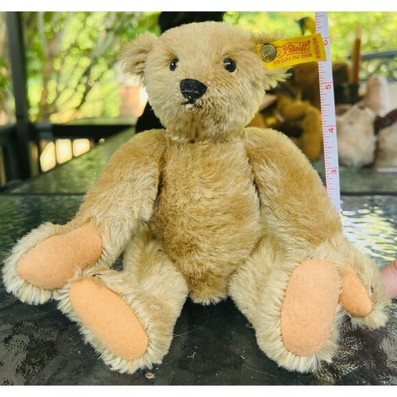 Steiff Replica 1904 Margaret Woodbury Strong Mohair Teddy Bear 9" 155/26 1984 - Picture 3 of 6